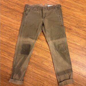 Artisan de Luxe Men's Tan distressed Pants like double RL. Size 28 high style